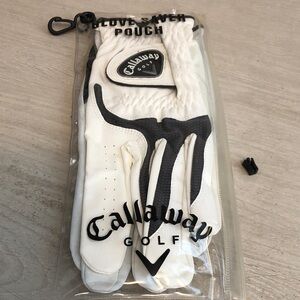 Callaway Golf Gloves for your Left Hand Both are Large Pls Read Post NEW in BAG